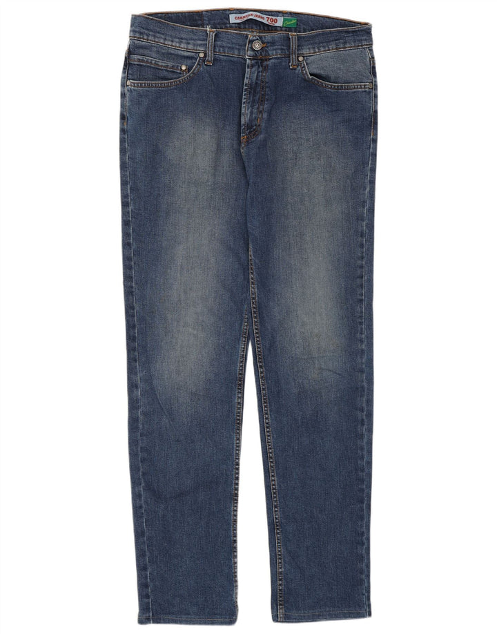 Jeans dritti regolari da donna Carrera 700 W34 L32 cotone blu