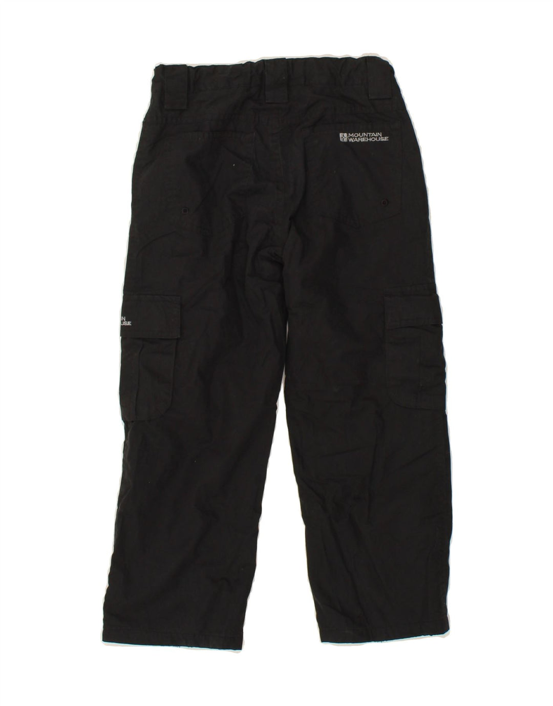 MOUNTAIN WAREHOUSE Boys Straight Cargo Trousers 5-6 Years W20 L8 Black Vintage Mountain Warehouse and Second-Hand Mountain Warehouse from Messina Hembry 