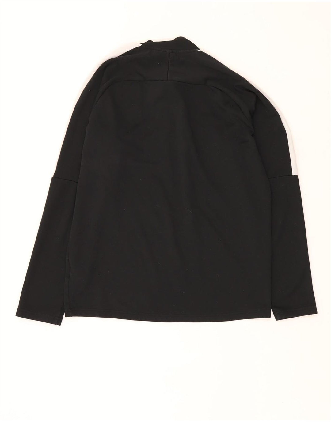 NIKE Top da tuta da uomo Dri Fit con zip e collo pullover piccolo nero a blocchi di colore
