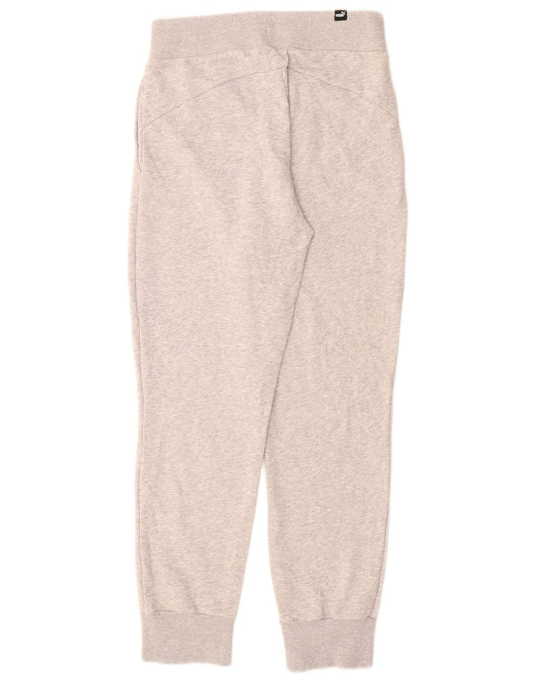 Pantaloni da tuta da donna Puma Joggers UK 6 XS Cotone chiazzato grigio