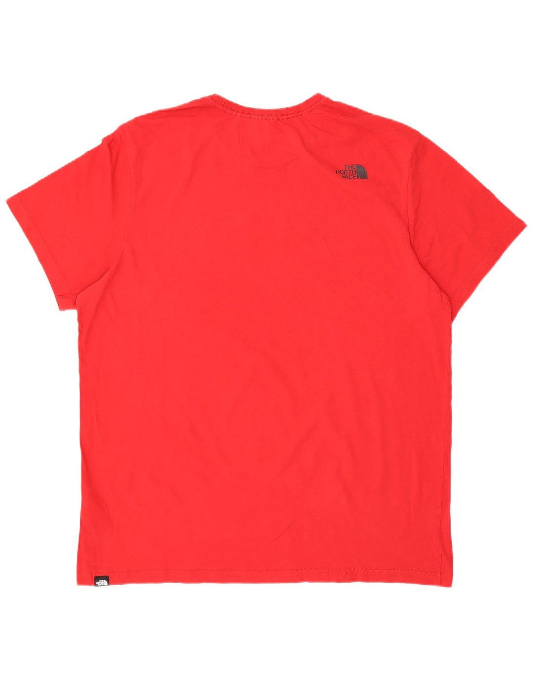 T-shirt grafica da uomo THE NORTH FACE Top 2XL cotone rosso
