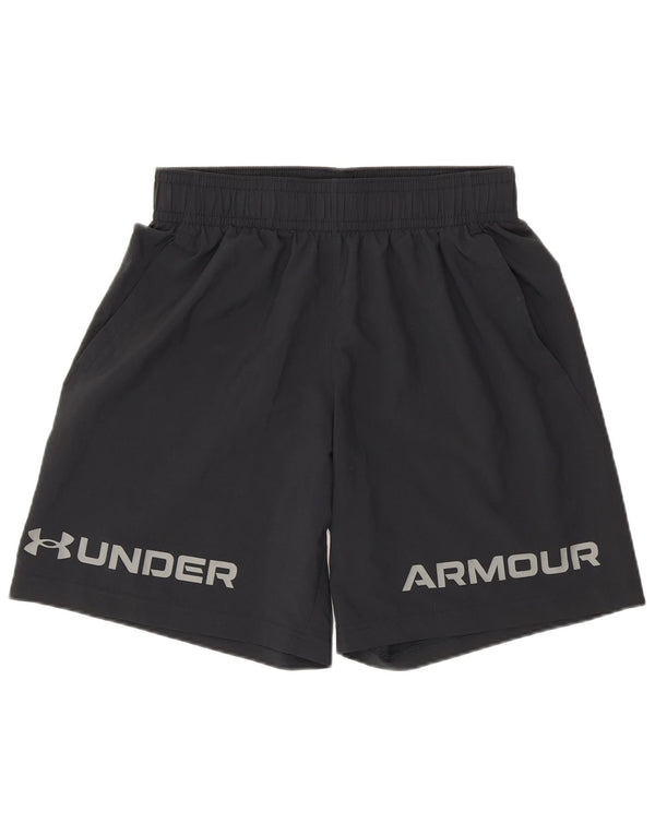 Under Armour Mens Graphic Loose Fit Sport Shorts Medium Black Sports