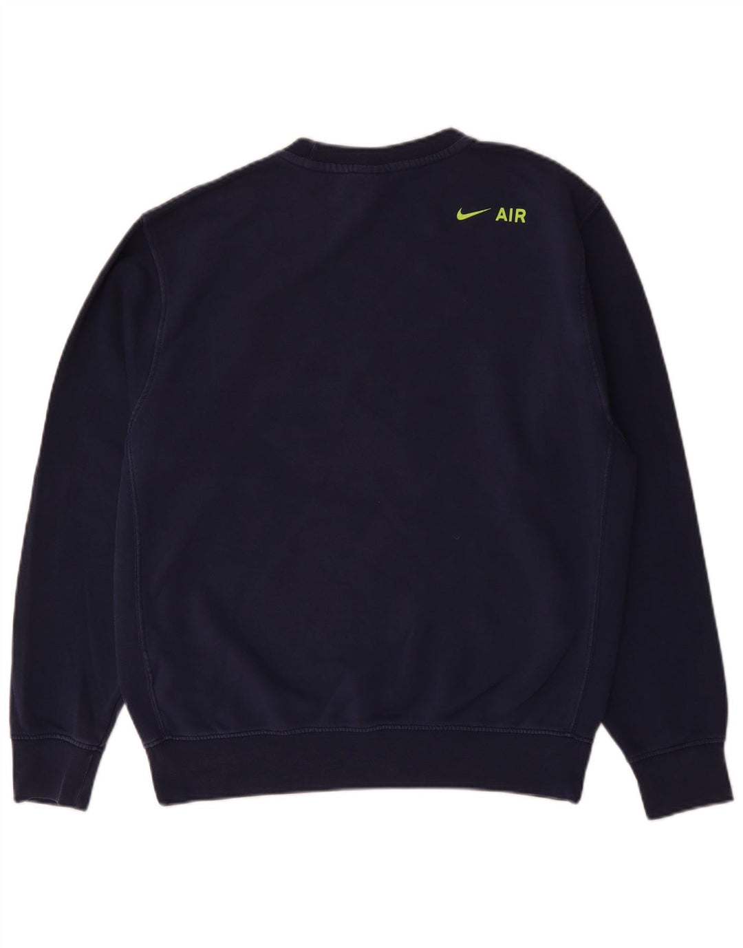 NIKE Felpa con grafica da uomo Maglione medio in cotone blu navy