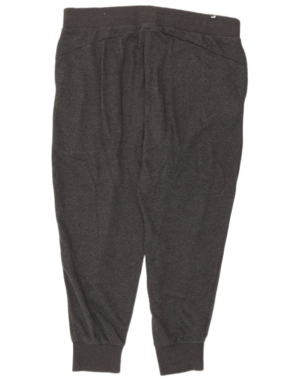 Pantaloni da tuta da donna Puma Joggers UK 18 XL Cotone grigio