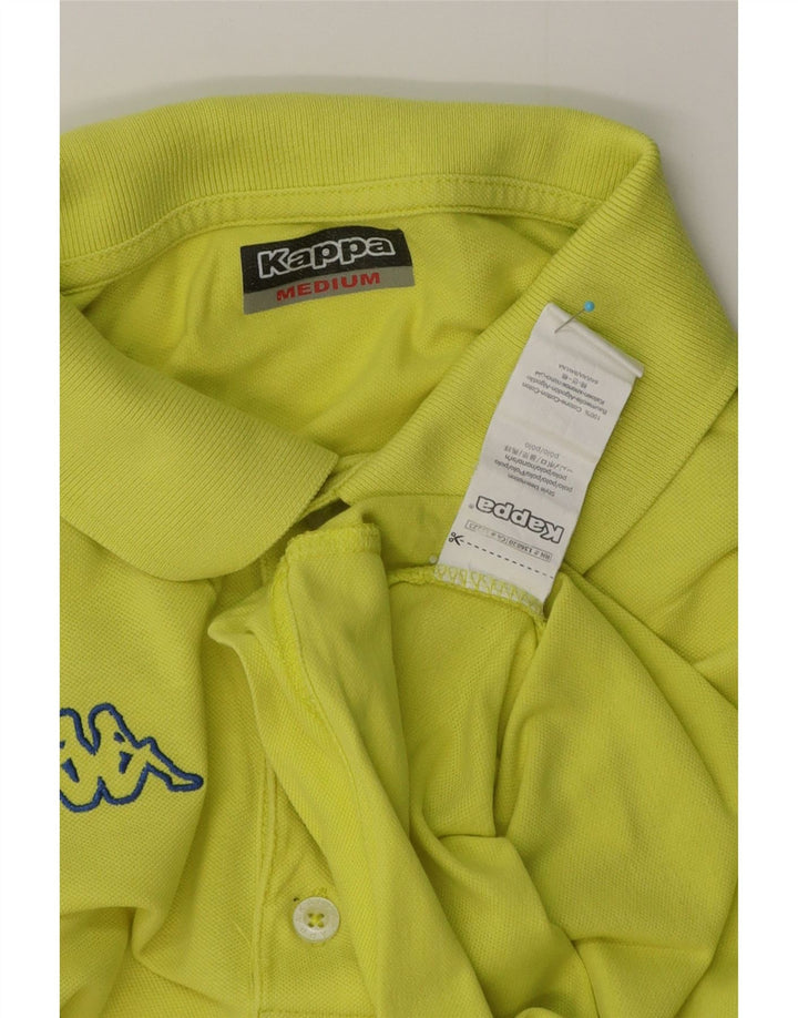Polo Kappa Uomo Verde Medio In Cotone