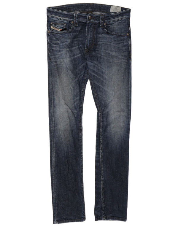 Jeans skinny slim Thavar da uomo Diesel W31 L32 cotone blu