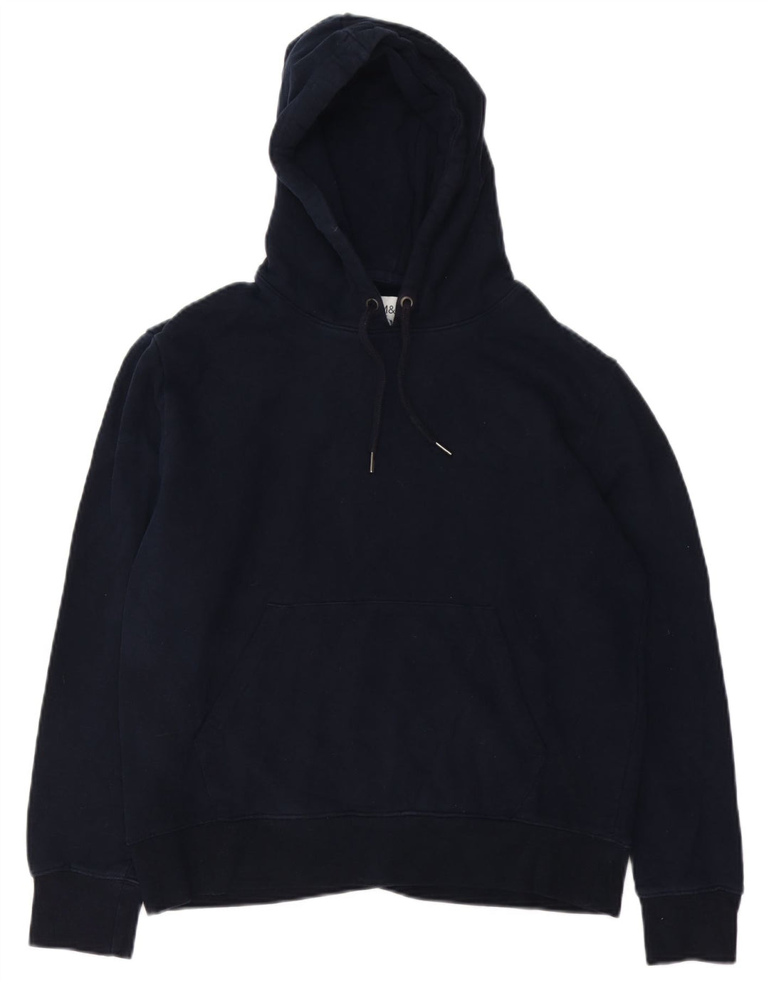 Maglione con cappuccio da donna Marks & Spencer medio in cotone blu navy