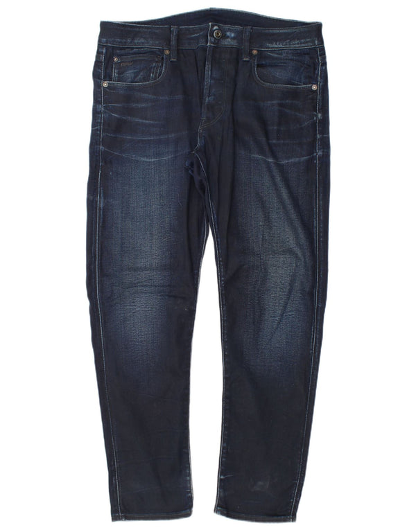 Jeans slim da uomo G-Star W32 L30 cotone blu navy