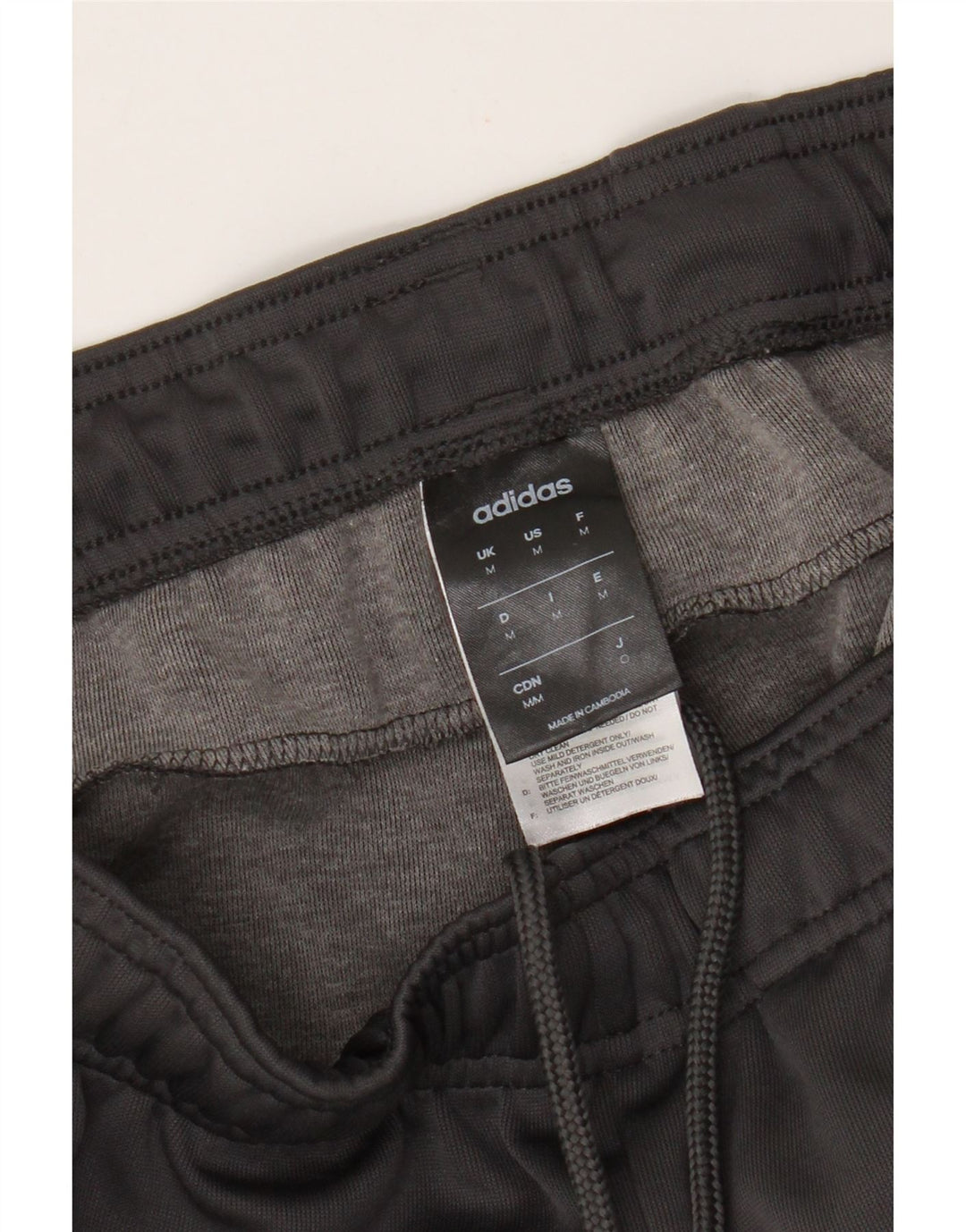 Pantaloni da tuta da uomo Adidas Joggers in poliestere grigio medio