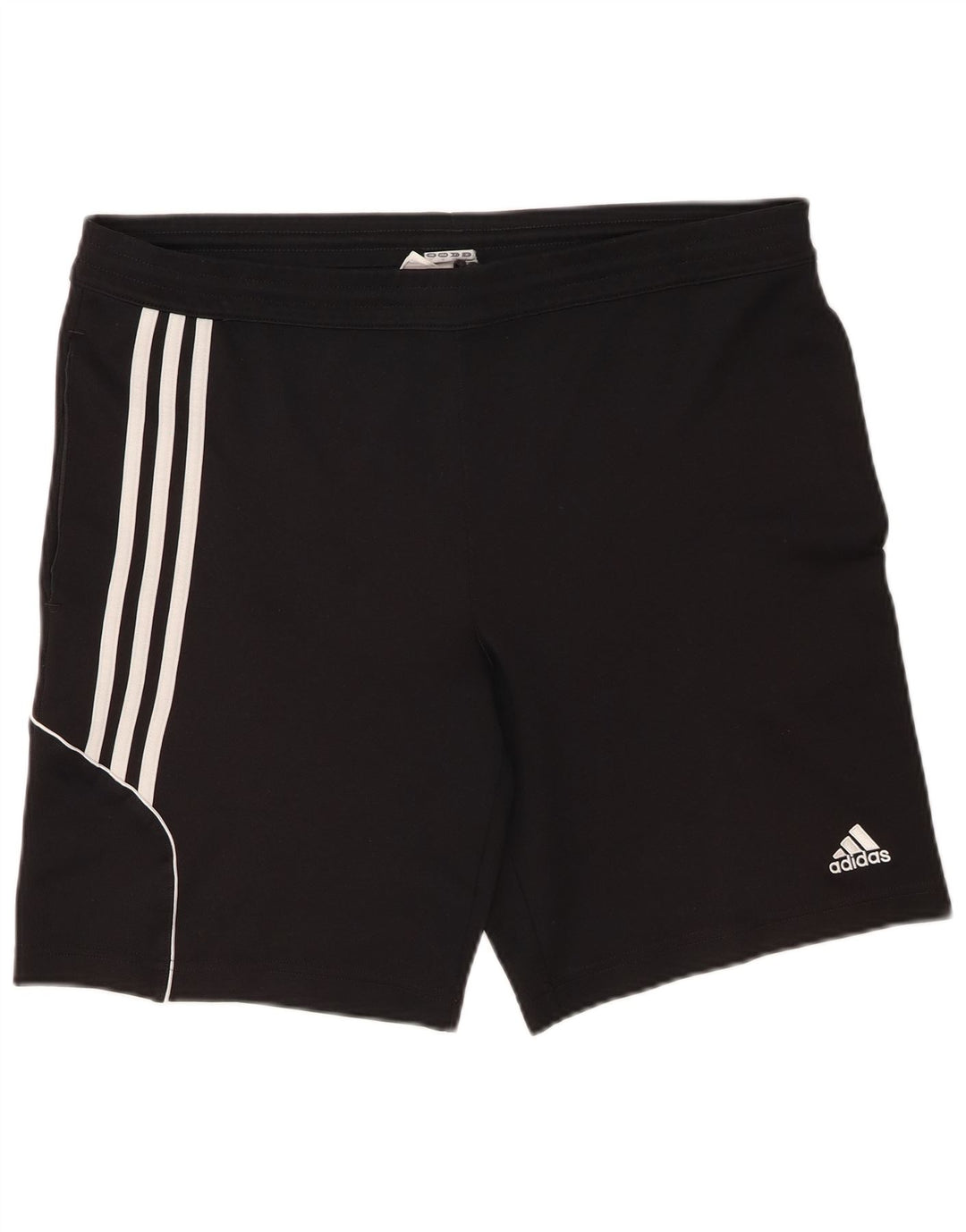 Pantaloncini sportivi Adidas Climalite da uomo grandi in poliestere nero