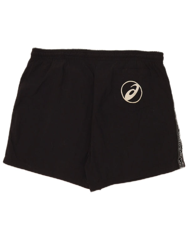 Pantaloncini sportivi Asics da uomo Graphic XL neri in poliammide