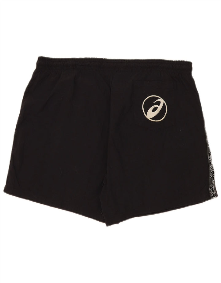 Pantaloncini sportivi Asics da uomo Graphic XL neri in poliammide