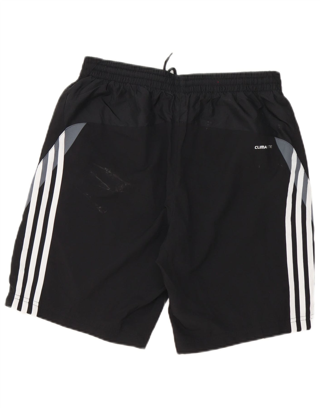 Pantaloncini sportivi Adidas Climalite da uomo piccoli in poliestere color block nero