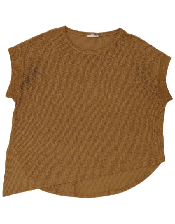 Camicetta oversize asimmetrica da donna Zara Top UK 16 Large Khaki