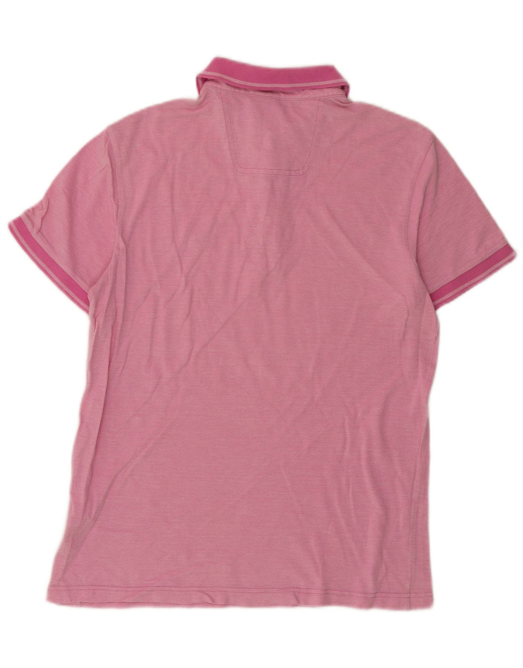 Polo Hugo Boss da uomo vestibilità regolare in cotone screziato rosa medio
