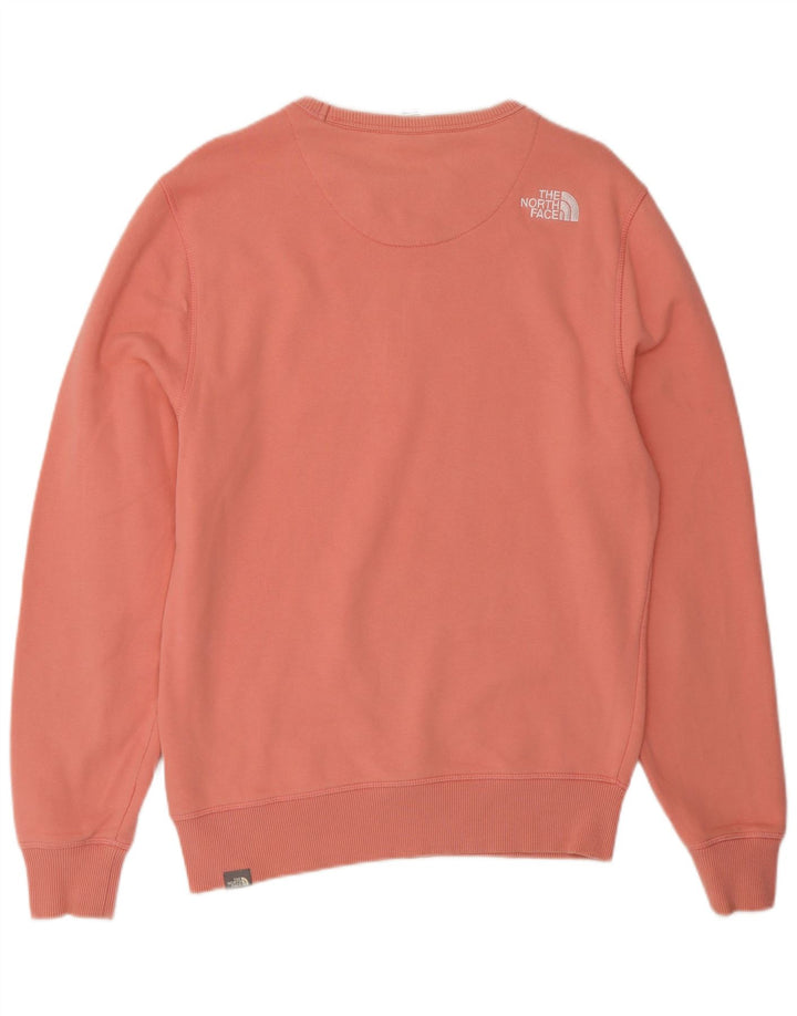 Felpa grafica da uomo The North Face Maglione piccolo cotone rosa
