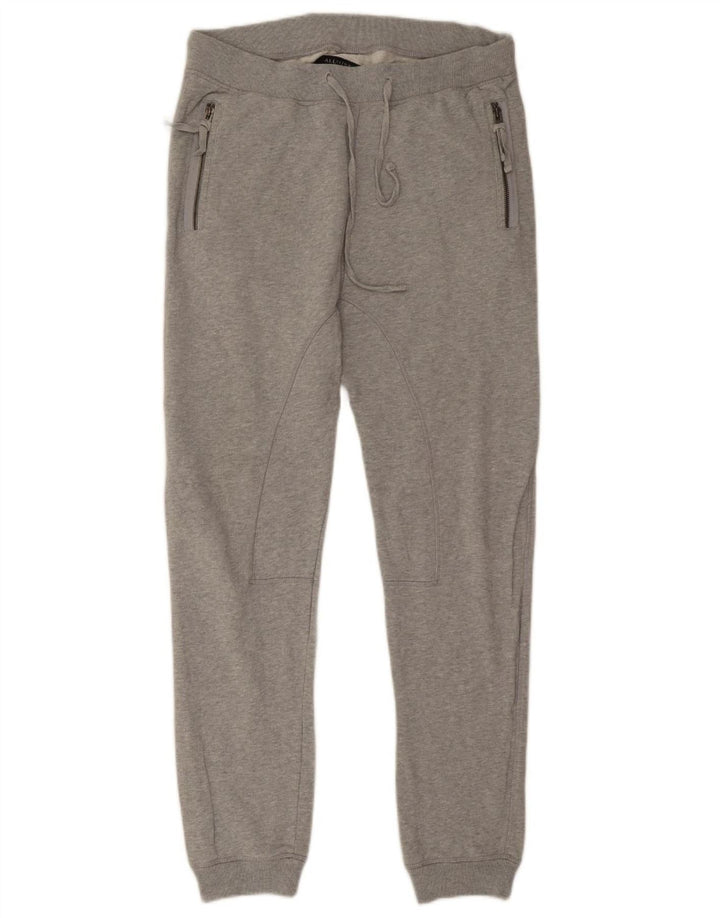 Pantaloni da tuta da uomo All Saints, pantaloni da jogging, piccoli, in cotone grigio screziato