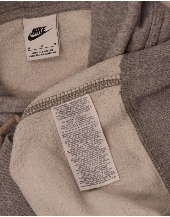 Maglia con cappuccio Nike da uomo di colore grigio medio