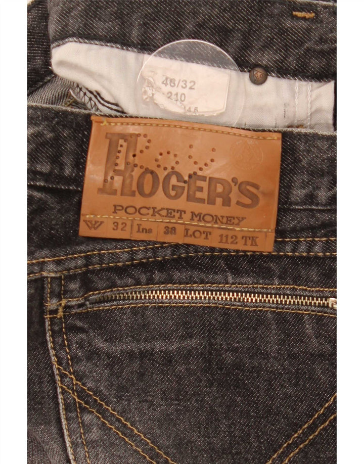 Jeans dritti da uomo Roy Rogers W32 L35 cotone grigio