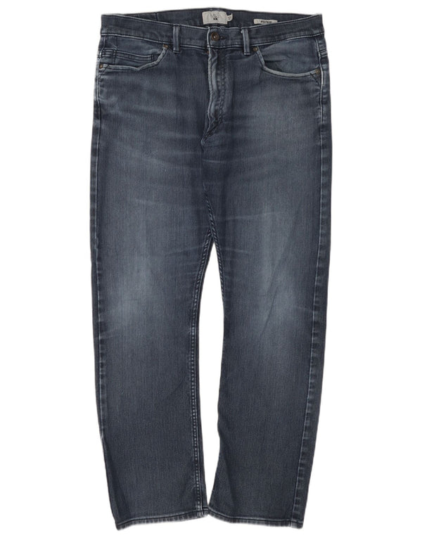 Jeans slim da uomo Marks & Spencer W36 L31 cotone blu