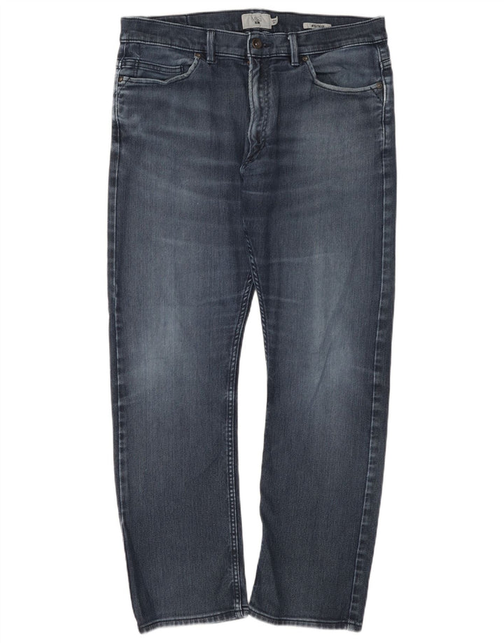 Jeans slim da uomo Marks & Spencer W36 L31 cotone blu