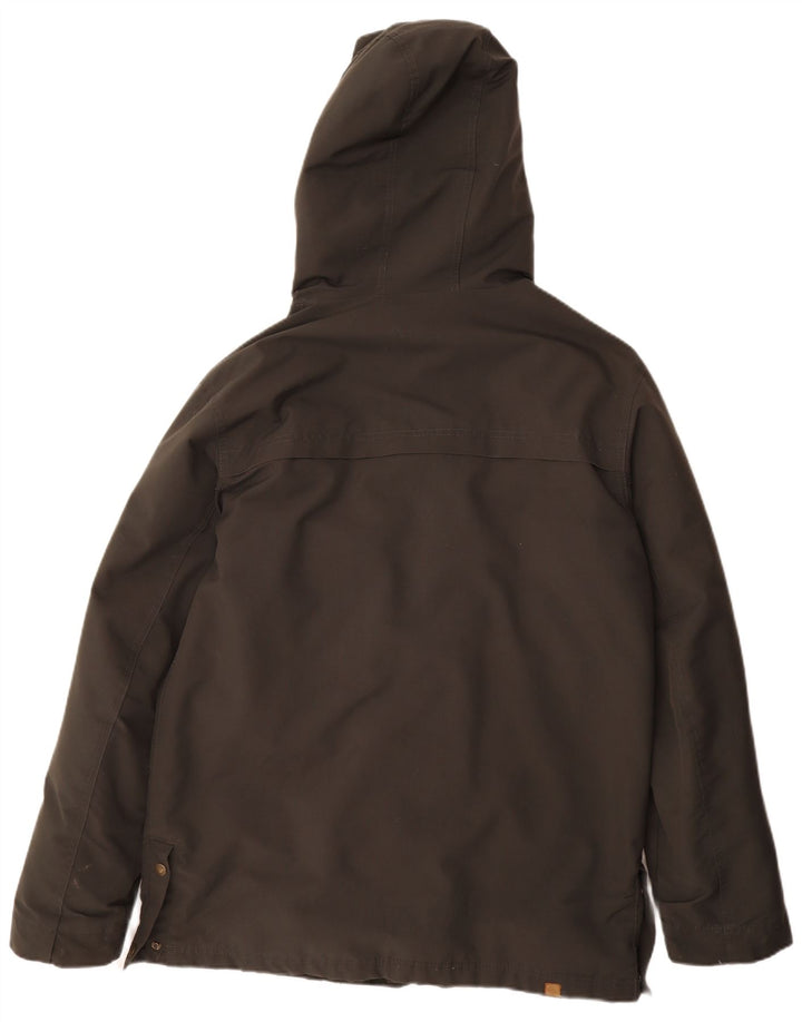 Giacca a vento con cappuccio da uomo Quiksilver UK 38 Poliestere grigio medio