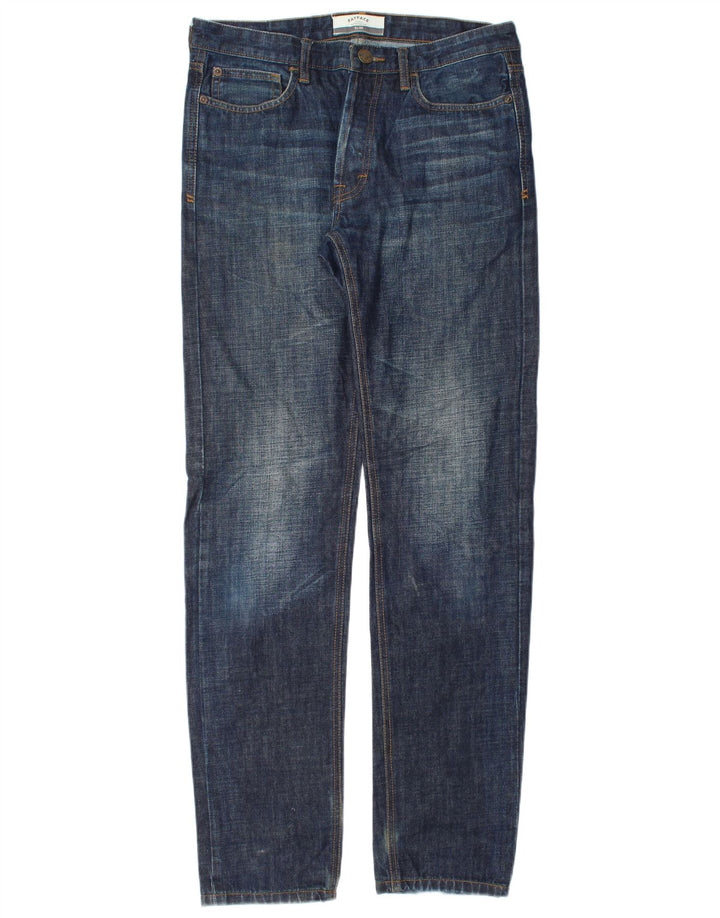 Jeans slim da uomo Fat Face W32 L34 cotone blu navy