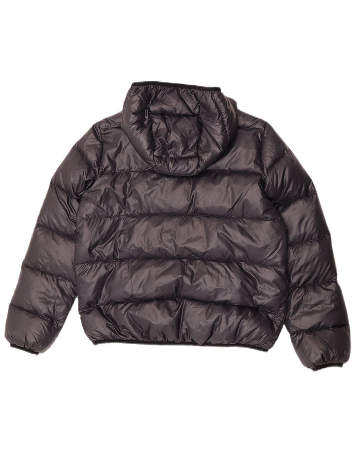 Piumino Donna Seventy con Cappuccio IT 44 Medium Nero Poliammide