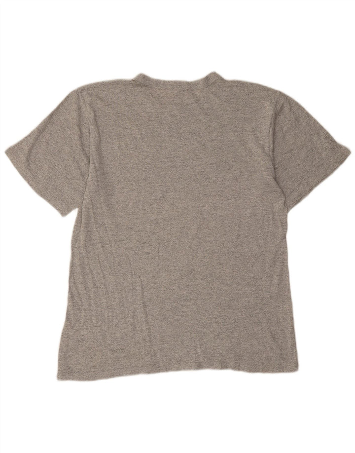 T-shirt grafica da uomo Champion Top grande grigio chiazzato