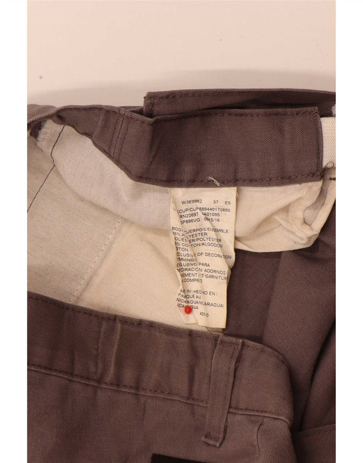 Pantaloni cargo dritti da uomo Dickies W40 L30 poliestere grigio