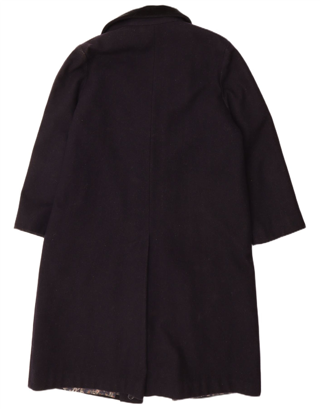 Cappotto oversize da donna vintage UK 14 blu navy medio