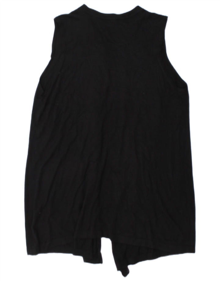 Maglione cardigan lungo da donna Marks & Spencer UK 14 medio nero