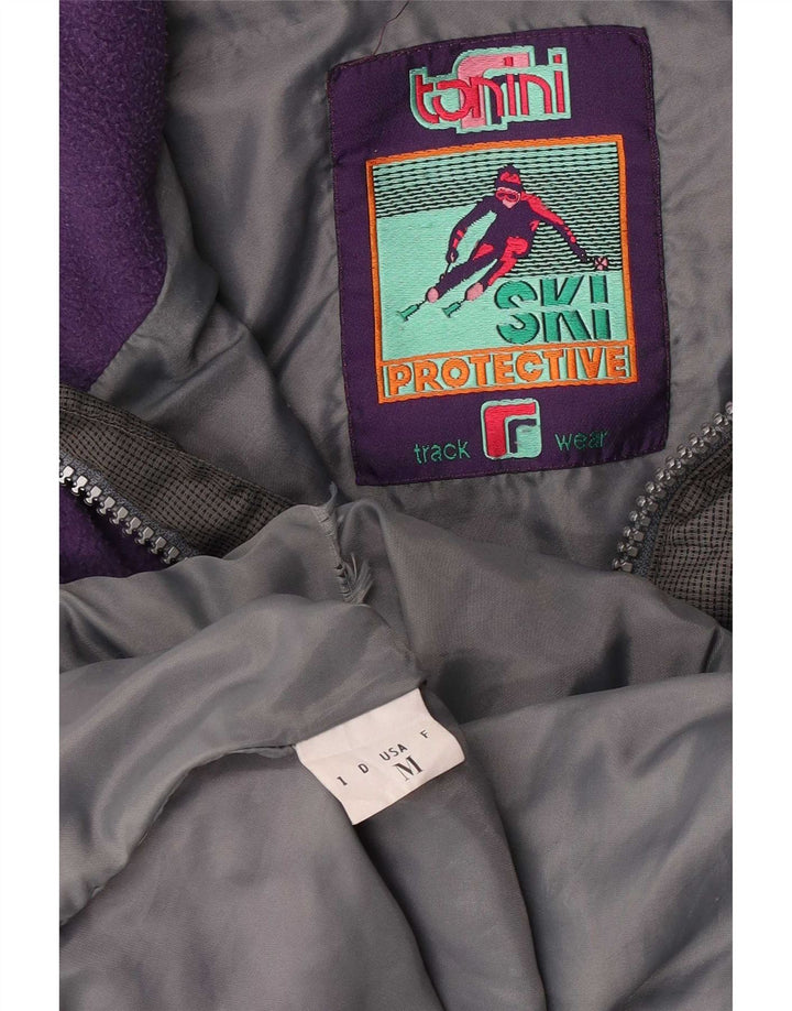 Giacca da sci pullover oversize da uomo Tonini UK 38 Blocco colore viola medio