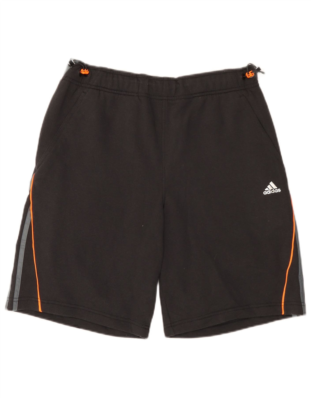 Pantaloncini sportivi da uomo Adidas Medium Black Colourblock in cotone