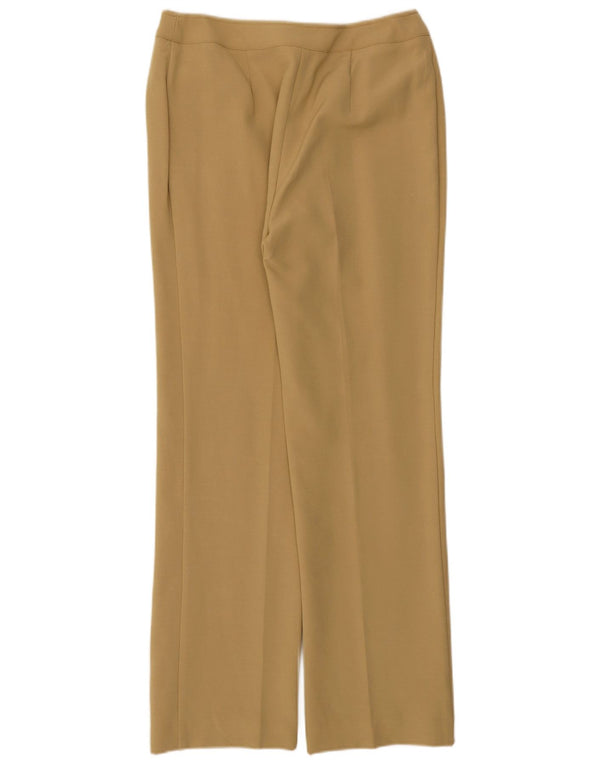 Max&Co. Womens Straight Casual Trousers UK 14 Large W30 L30 Green Polyamide