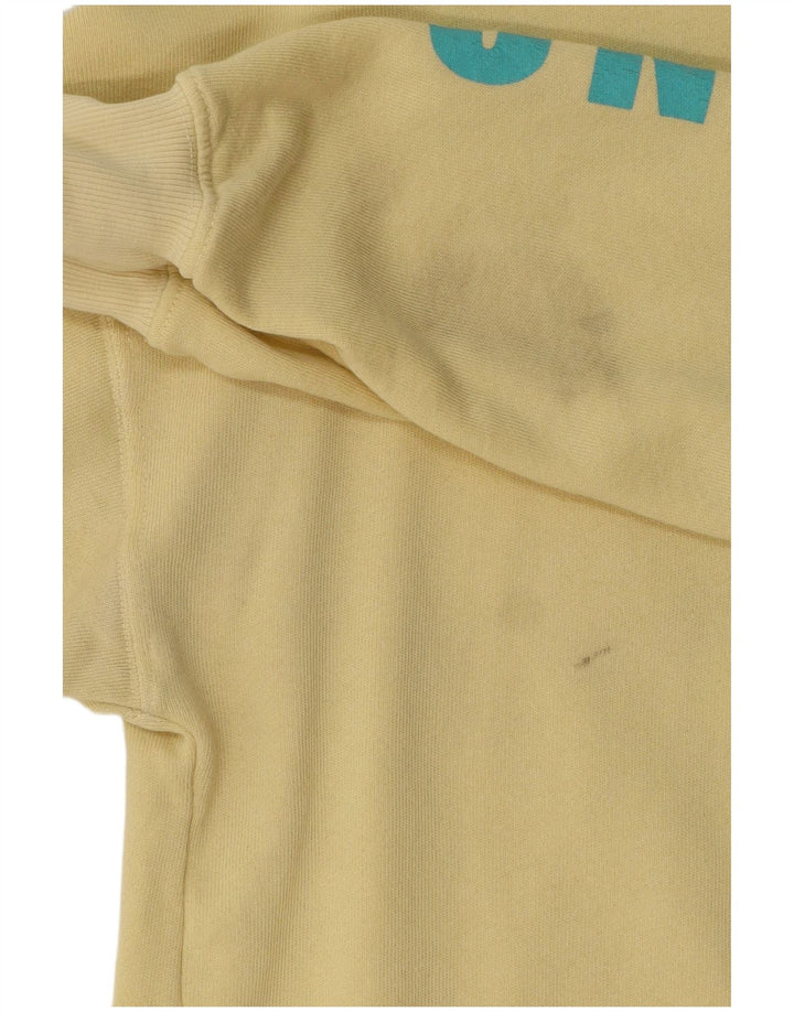 Felpa grafica da uomo Billabong, piccola, in cotone giallo