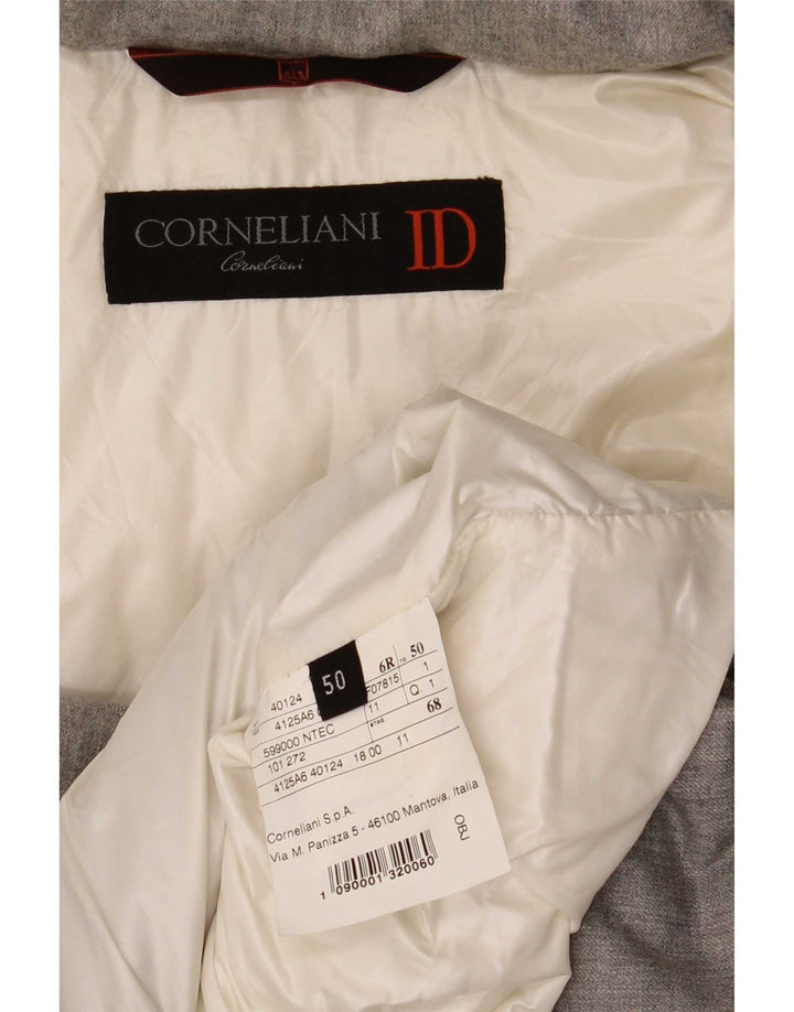 Piumino Uomo Corneliani IT 50 Large Grigio Poliammide