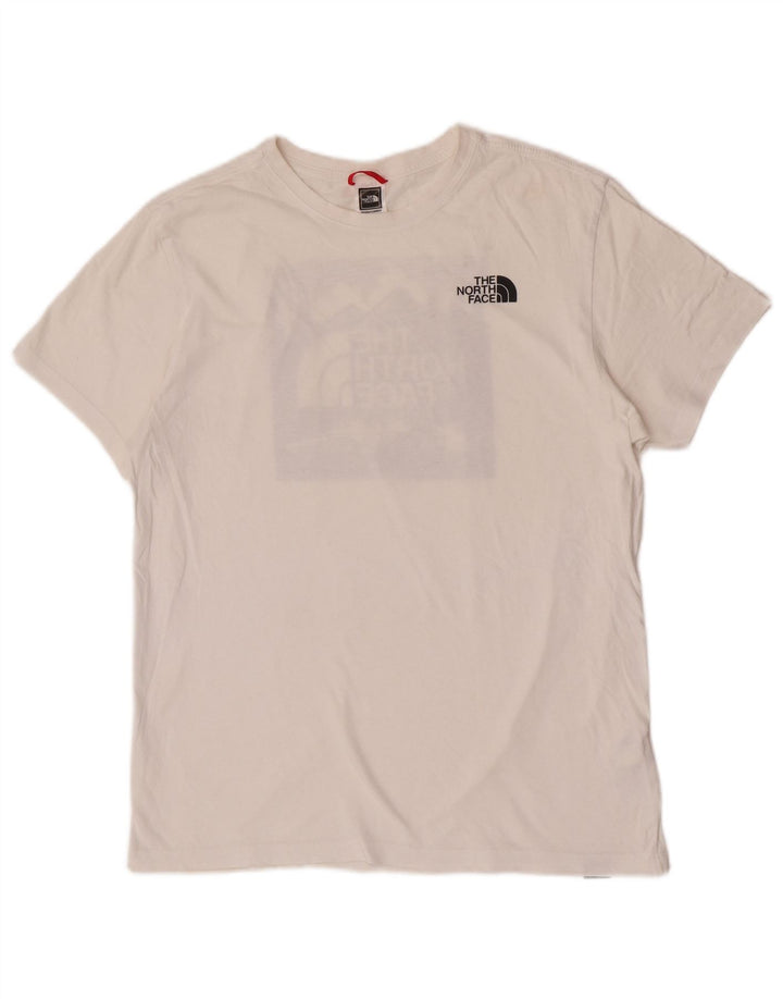 T-shirt grafica da uomo The North Face Top in cotone bianco medio