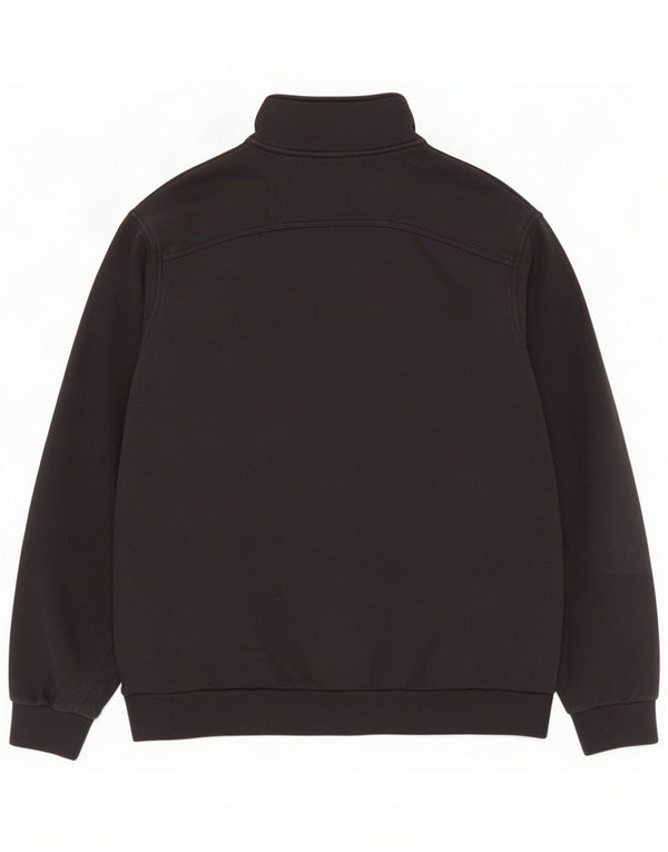 Reebok Giacca da tuta da uomo grande in cotone nero