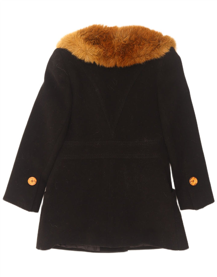 Soprabito vintage da donna EU 38 medio in lana nera