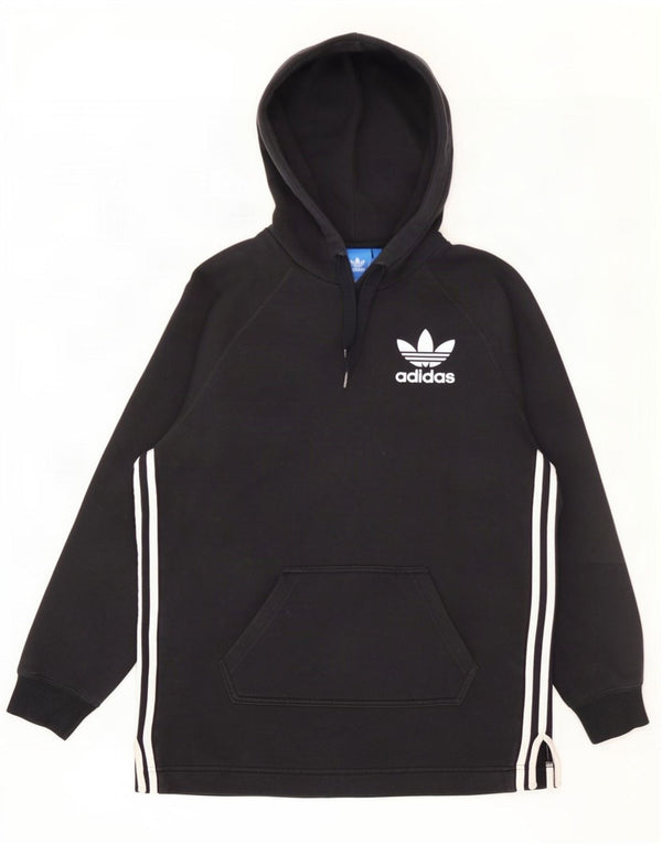 Felpa con cappuccio grafica Loose Fit da uomo Adidas XS in cotone nero
