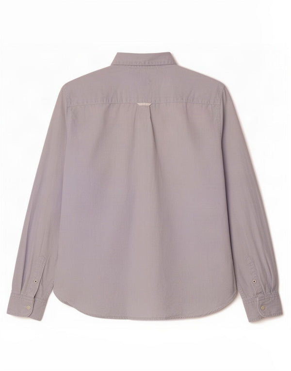Camicia da donna vestibilità regolare Tommy Hilfiger US 2 XS cotone maculato blu