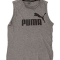 PUMA Mens Graphic Vest Top Small Grey Vintage Puma and Second-Hand Puma from Messina Hembry 