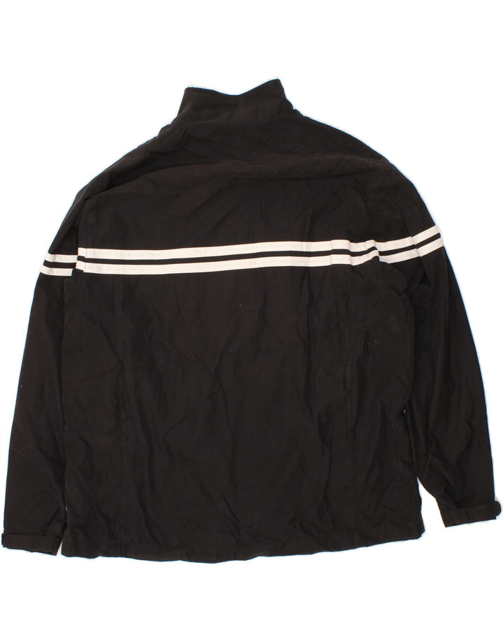 IZOD Mens Tracksuit Top Jacket 2XL Black Colourblock Vintage Izod and Second-Hand Izod from Messina Hembry 