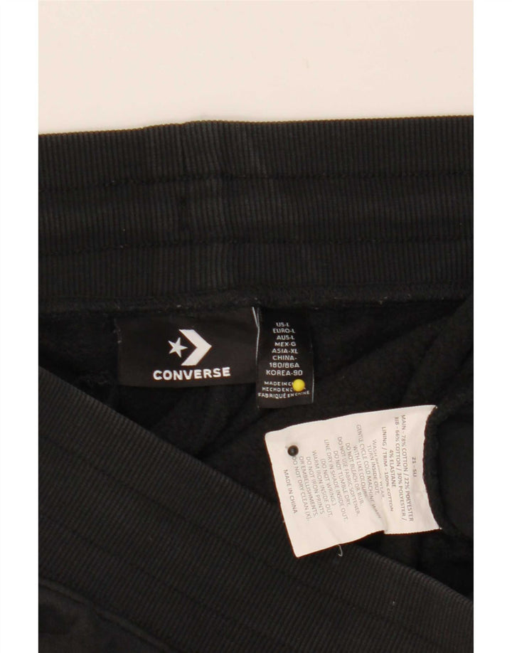 Converse Pantaloni da tuta da uomo Joggers grandi in cotone nero