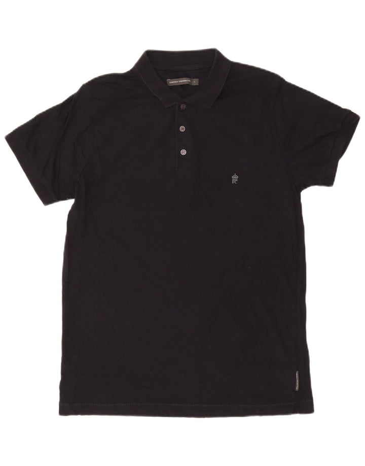 Polo da uomo French Connection grande in cotone blu navy