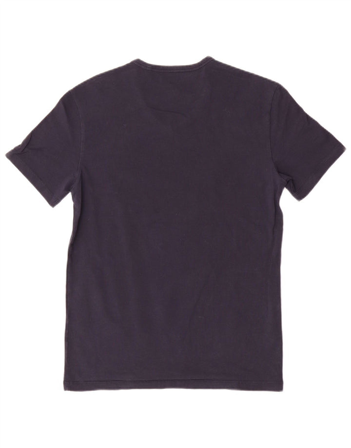 T-shirt grafica da uomo Guess Top medio blu navy