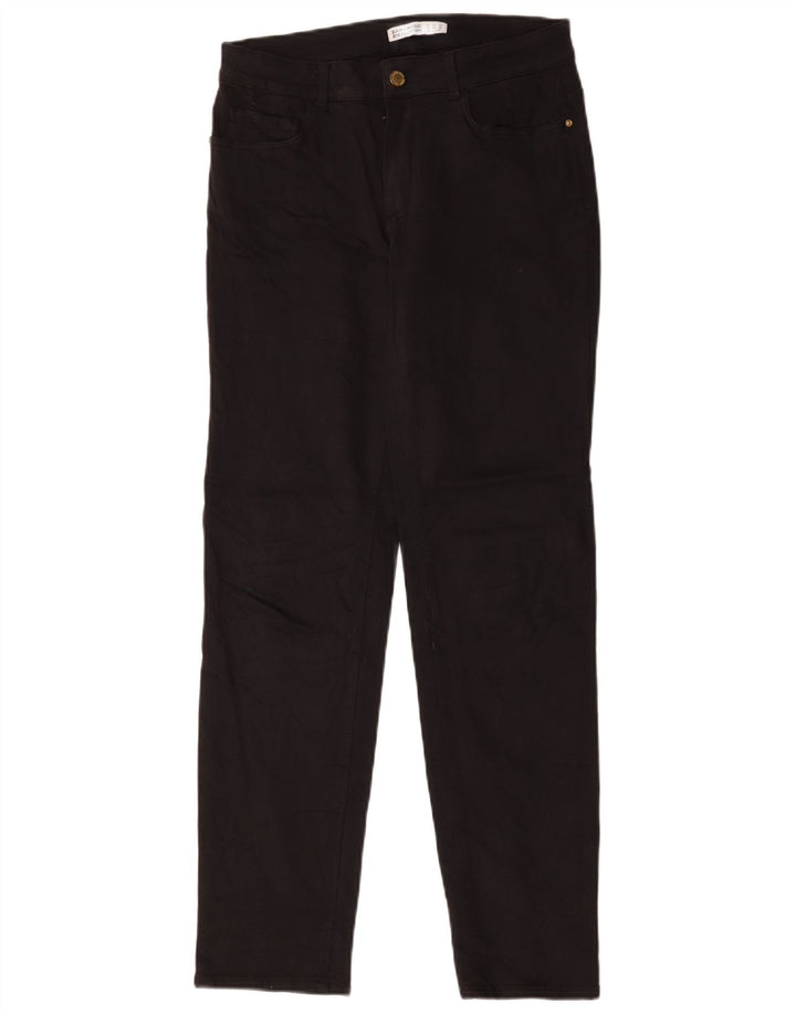 Jeans dritti da donna Zara EU 40 medio W30 L30 cotone nero