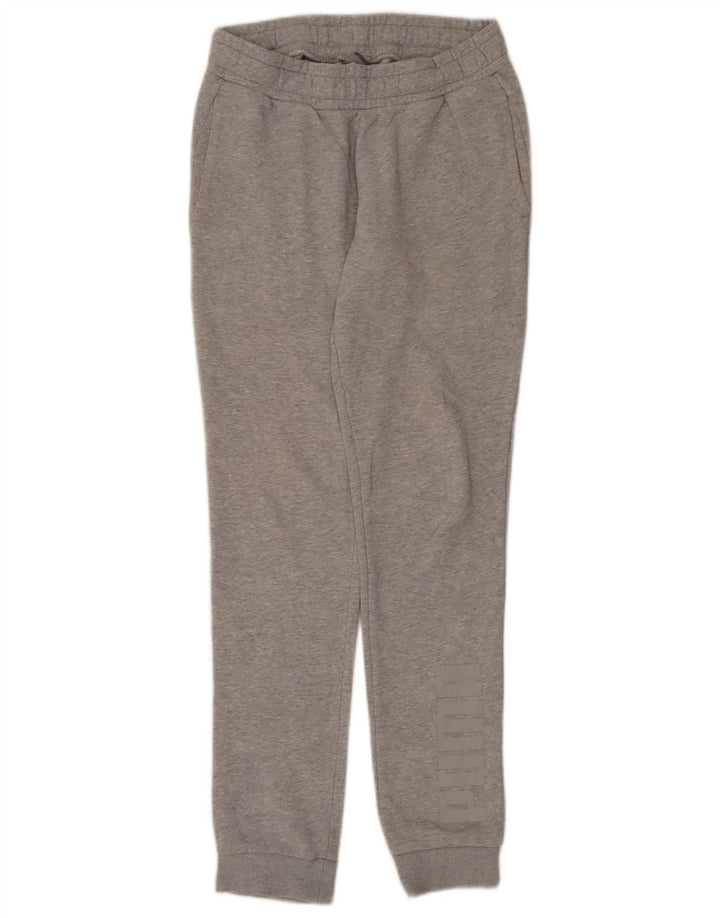 Pantaloni da tuta con grafica Puma da donna Joggers UK 10 Small Grey Flecked