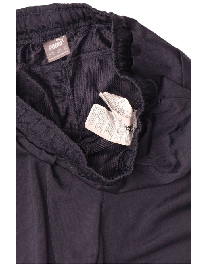 Pantaloni della tuta da ragazzo Puma 13-14 anni in poliestere blu navy